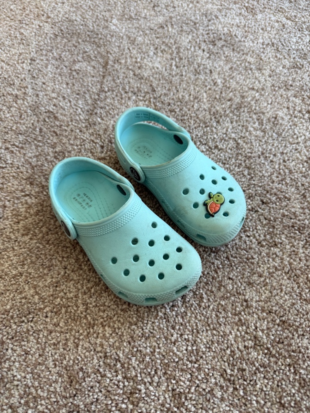 Crocs Teal Toddler Sandals Size C9
